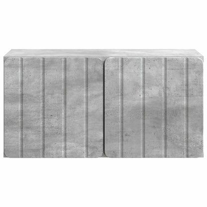 Wandbeugel TV-kast Betongrijs 59,5 x 31 x 30 cm Bewerkt hout