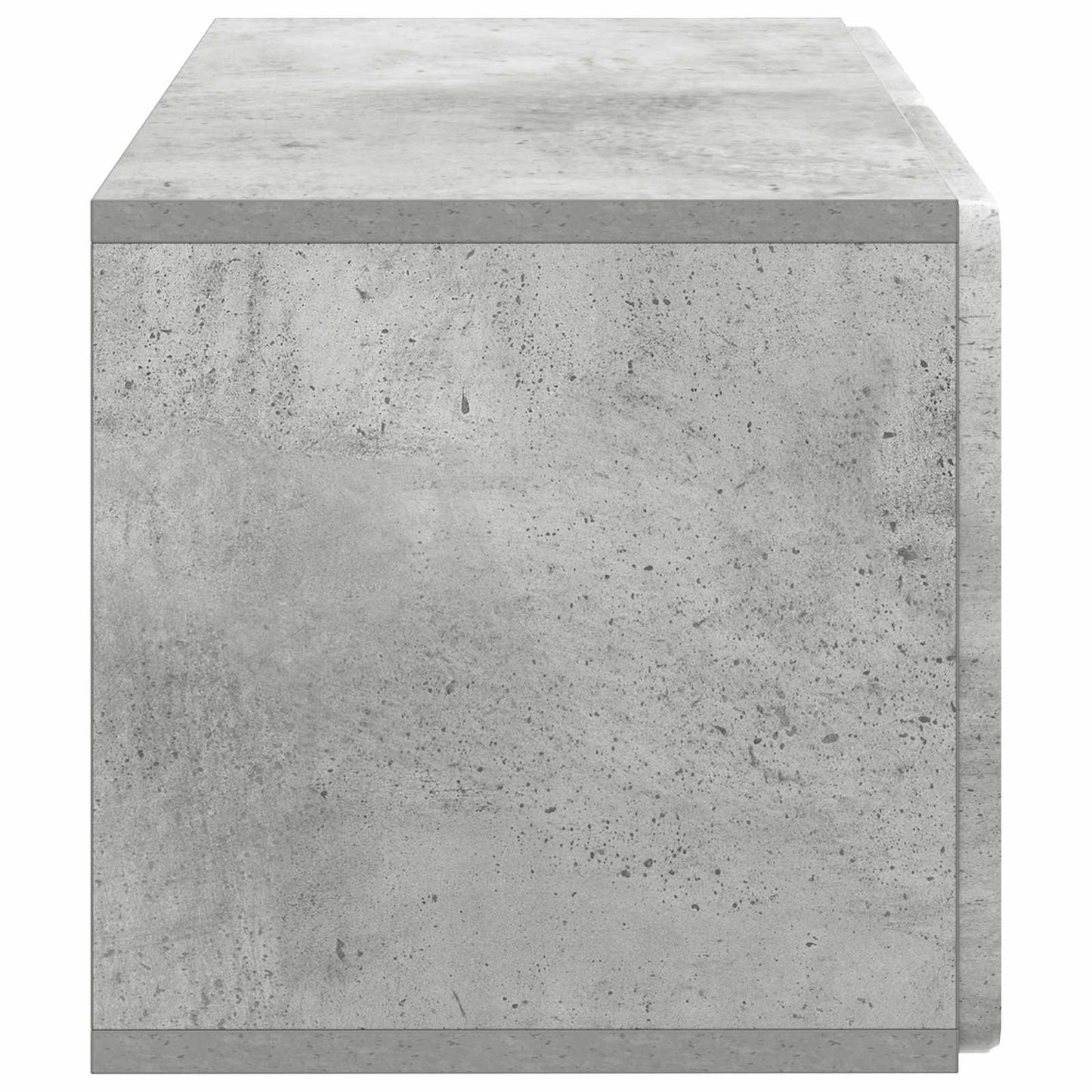 Wandbeugel TV-kast Betongrijs 59,5 x 31 x 30 cm Bewerkt hout