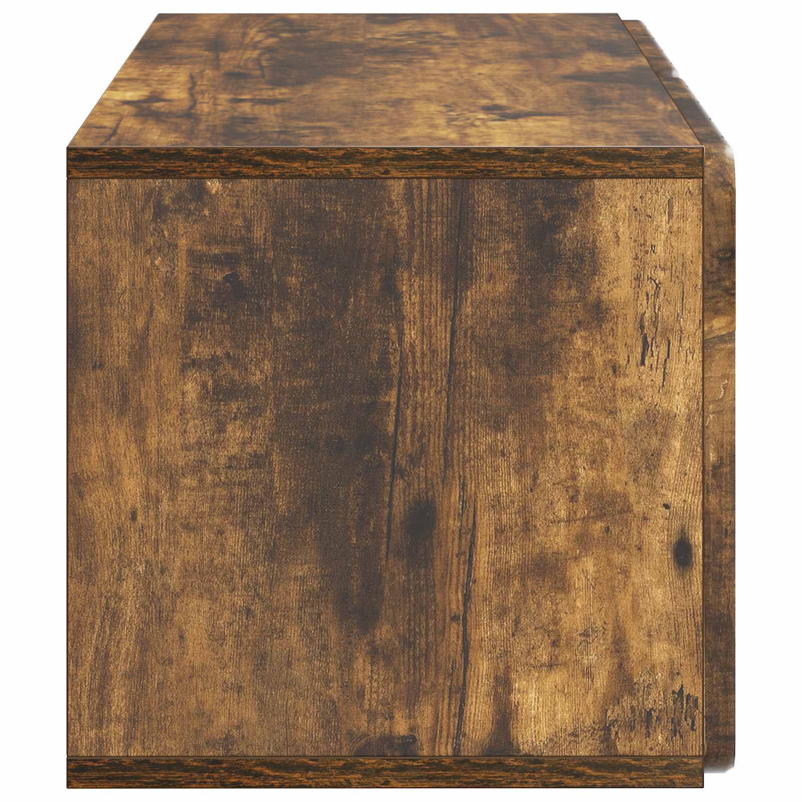 Wandbeugel TV-kast Gerookt eiken 59,5 x 31 x 30 cm Bewerkt hout
