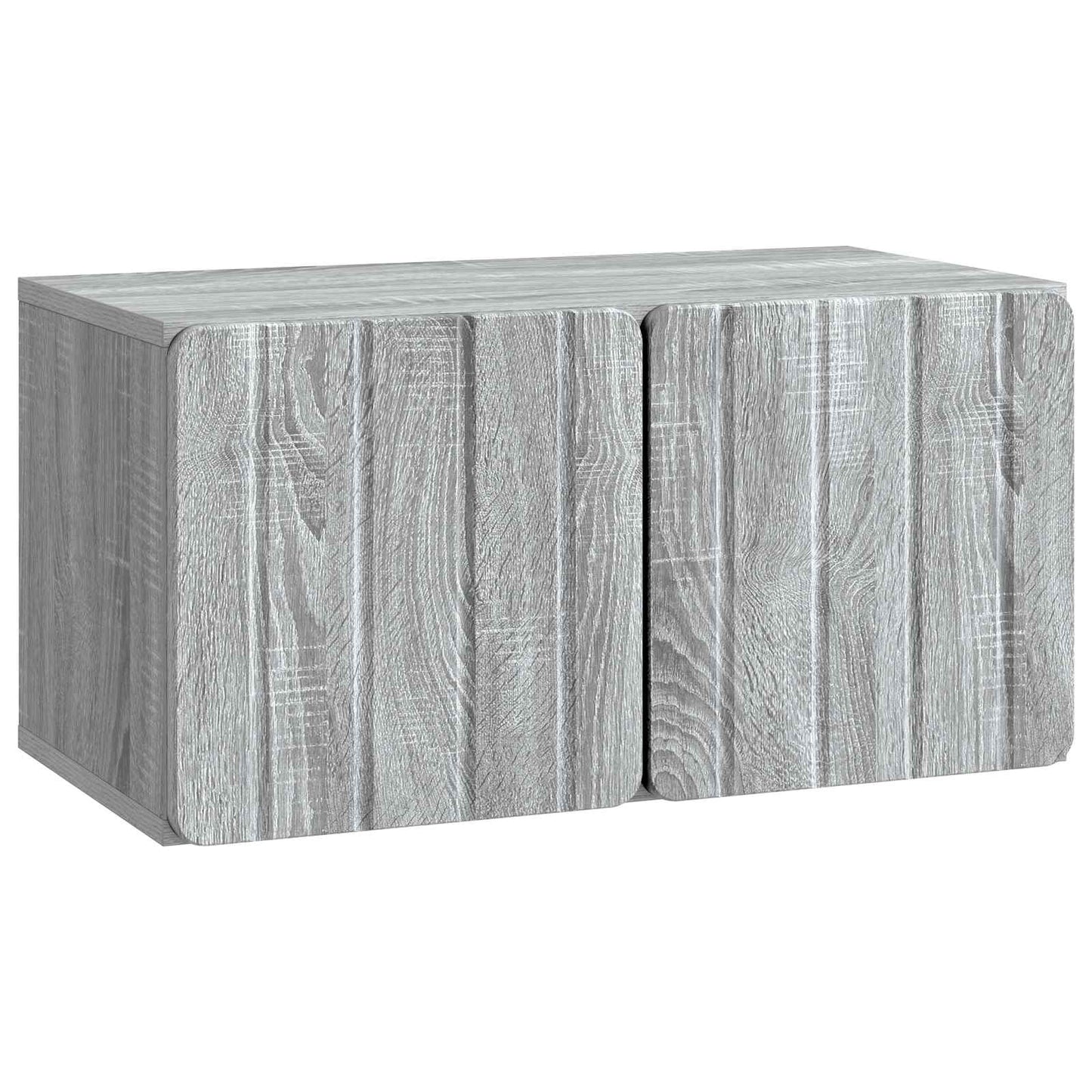 Wandbeugel TV-kast Grijs sonoma 59,5 x 31 x 30 cm Bewerkt hout