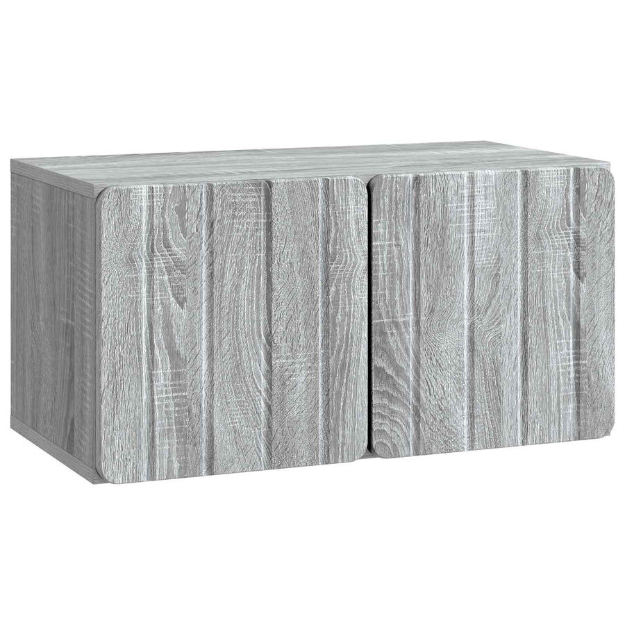 Wandbeugel TV-kast Grijs sonoma 59,5 x 31 x 30 cm Bewerkt hout