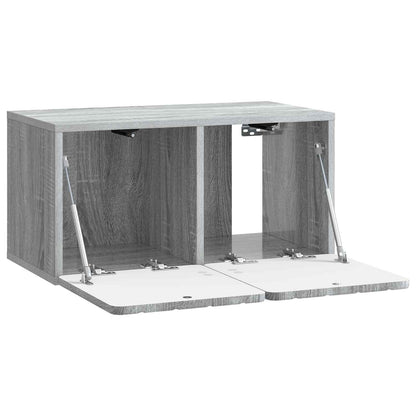 Wandbeugel TV-kast Grijs sonoma 59,5 x 31 x 30 cm Bewerkt hout