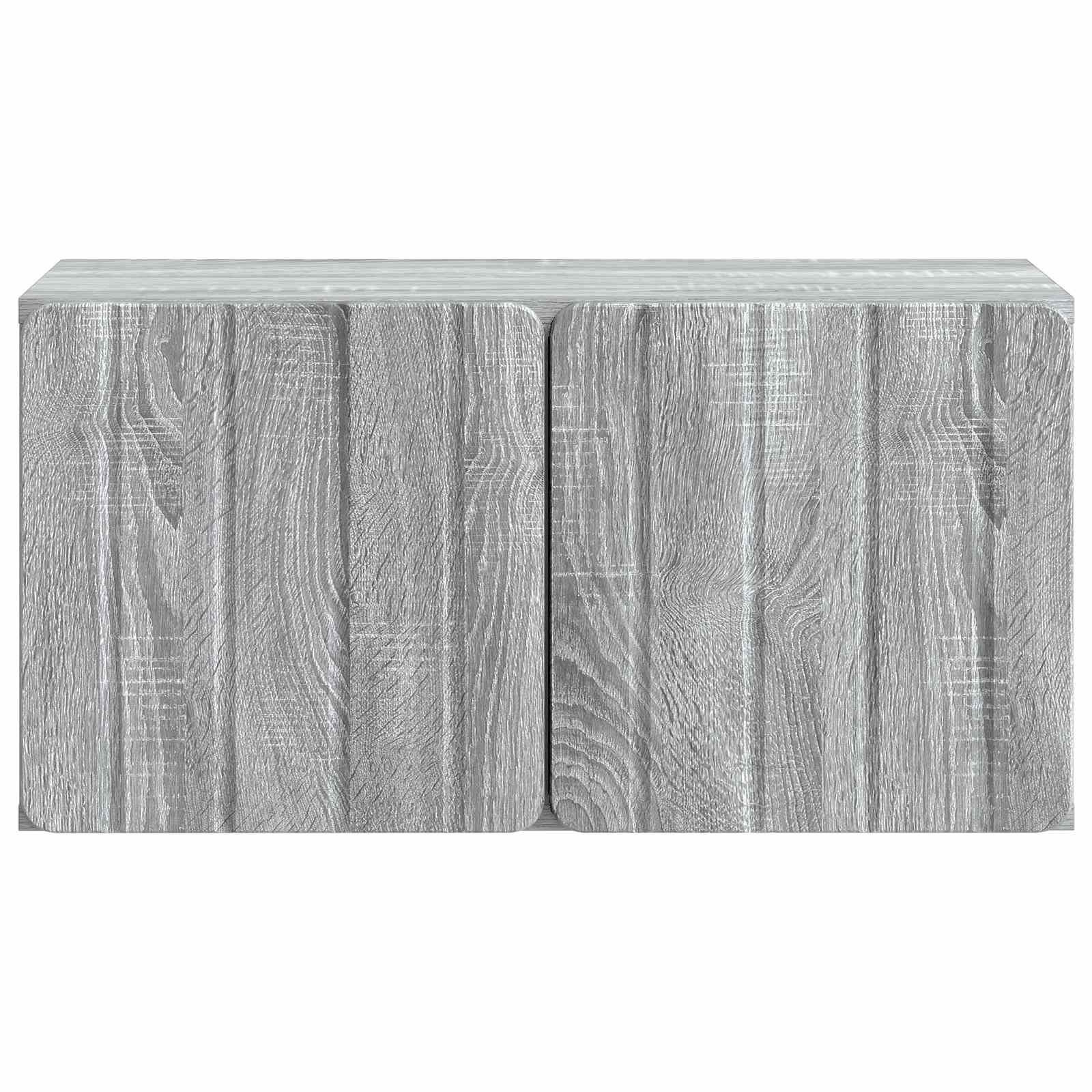 Wandbeugel TV-kast Grijs sonoma 59,5 x 31 x 30 cm Bewerkt hout