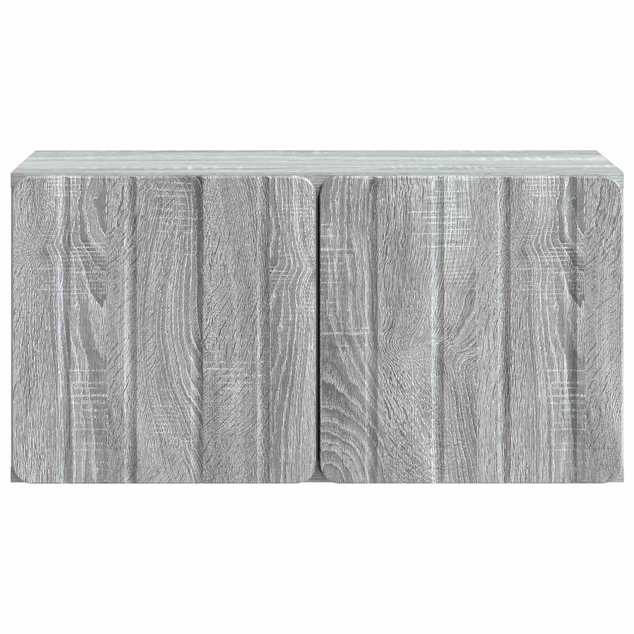 Wandbeugel TV-kast Grijs sonoma 59,5 x 31 x 30 cm Bewerkt hout