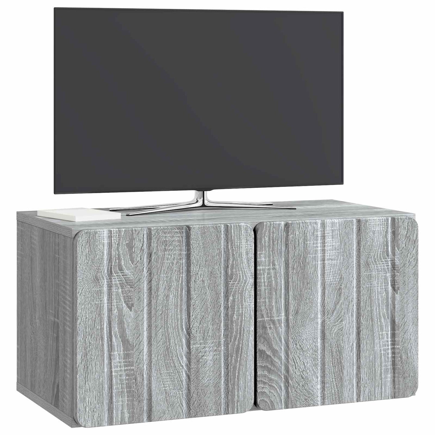 Wandbeugel TV-kast Grijs sonoma 59,5 x 31 x 30 cm Bewerkt hout