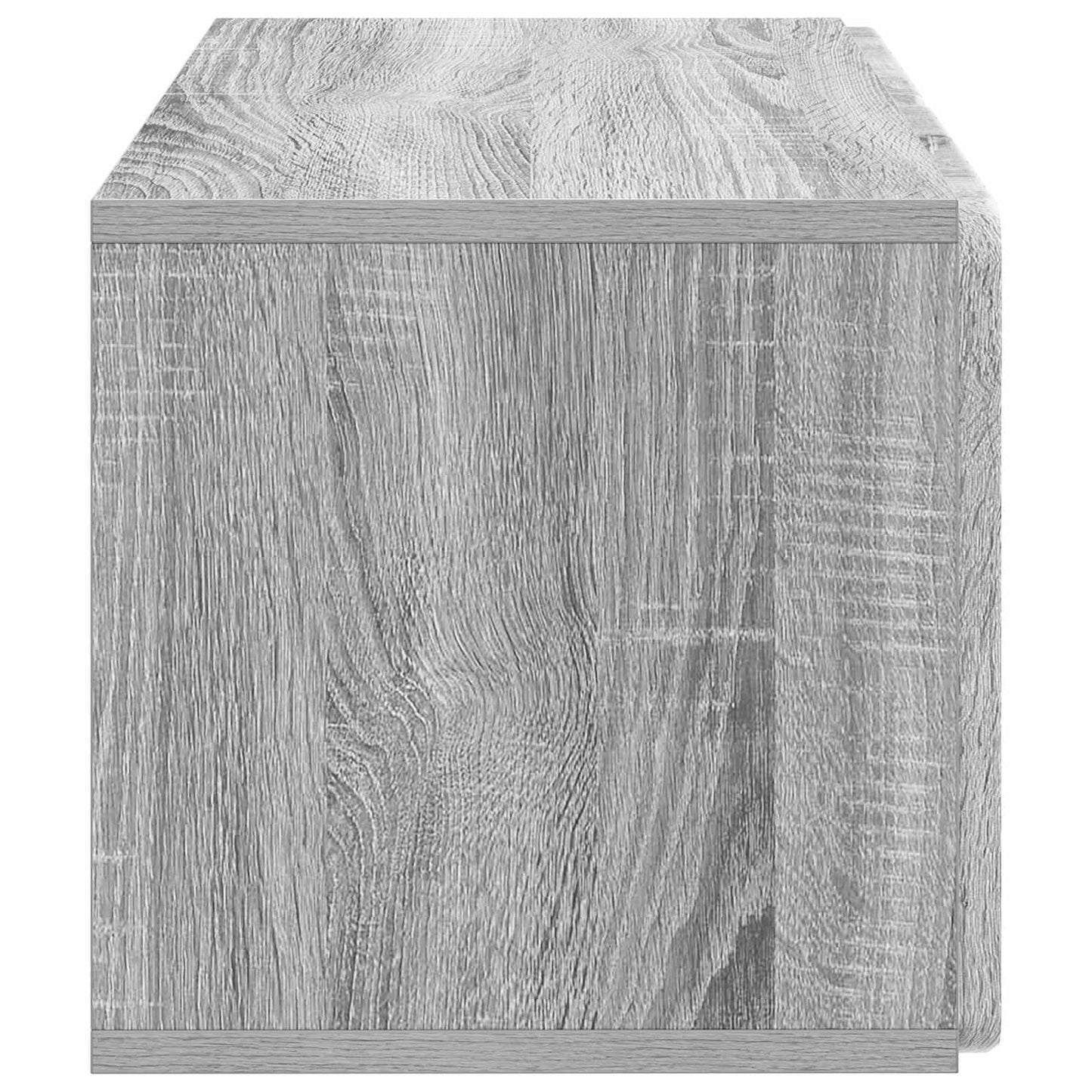Wandbeugel TV-kast Grijs sonoma 59,5 x 31 x 30 cm Bewerkt hout