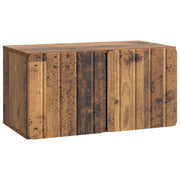 Wandkast tv-meubel 59,5x31x30 cm oud hout bewerkt hout