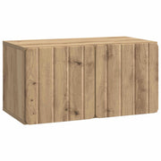 Tv-kast wandmontage 59,5x31x30 cm bewerkt hout