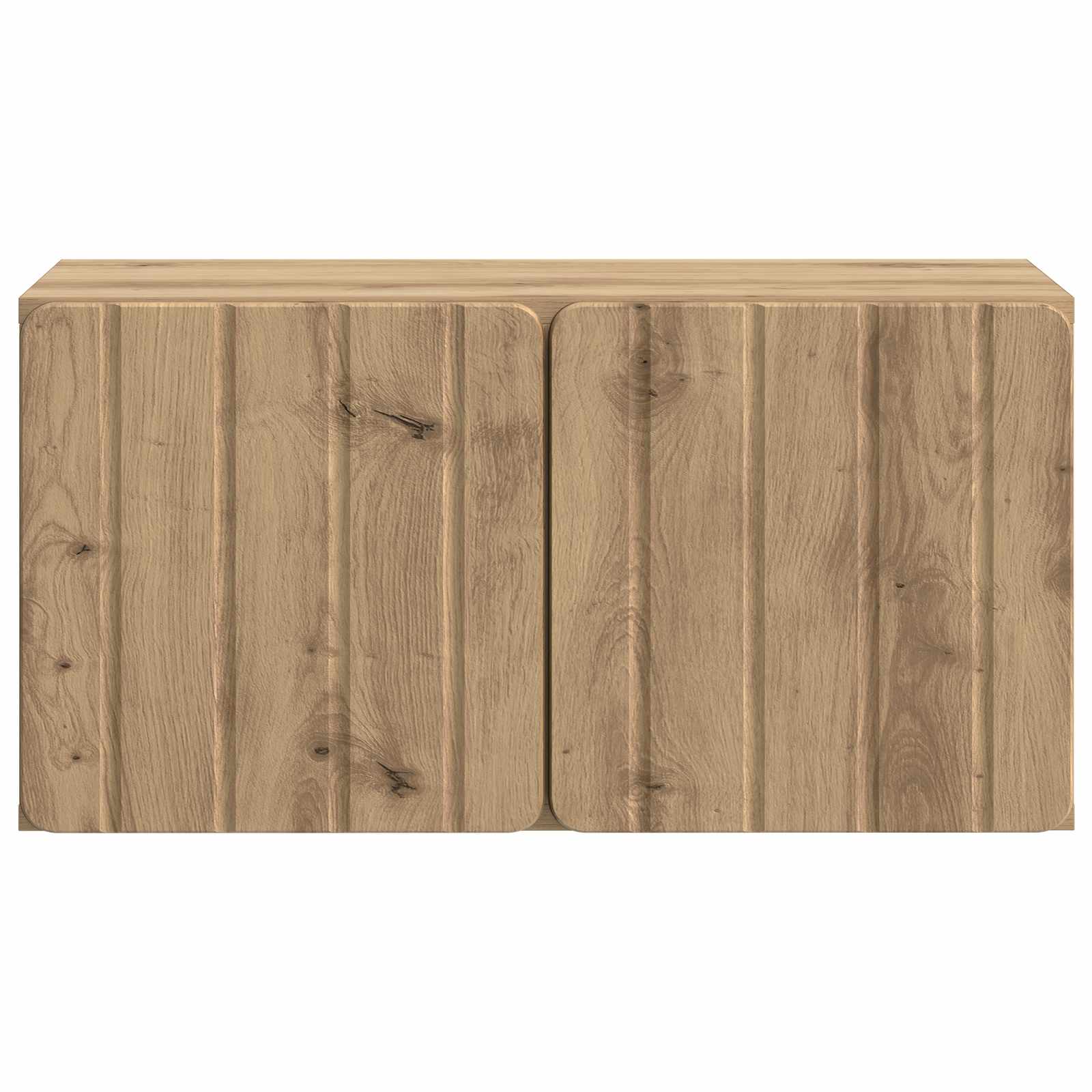 Wandbeugel TV-kast Artisanaal eiken 59,5 x 31 x 30 cm