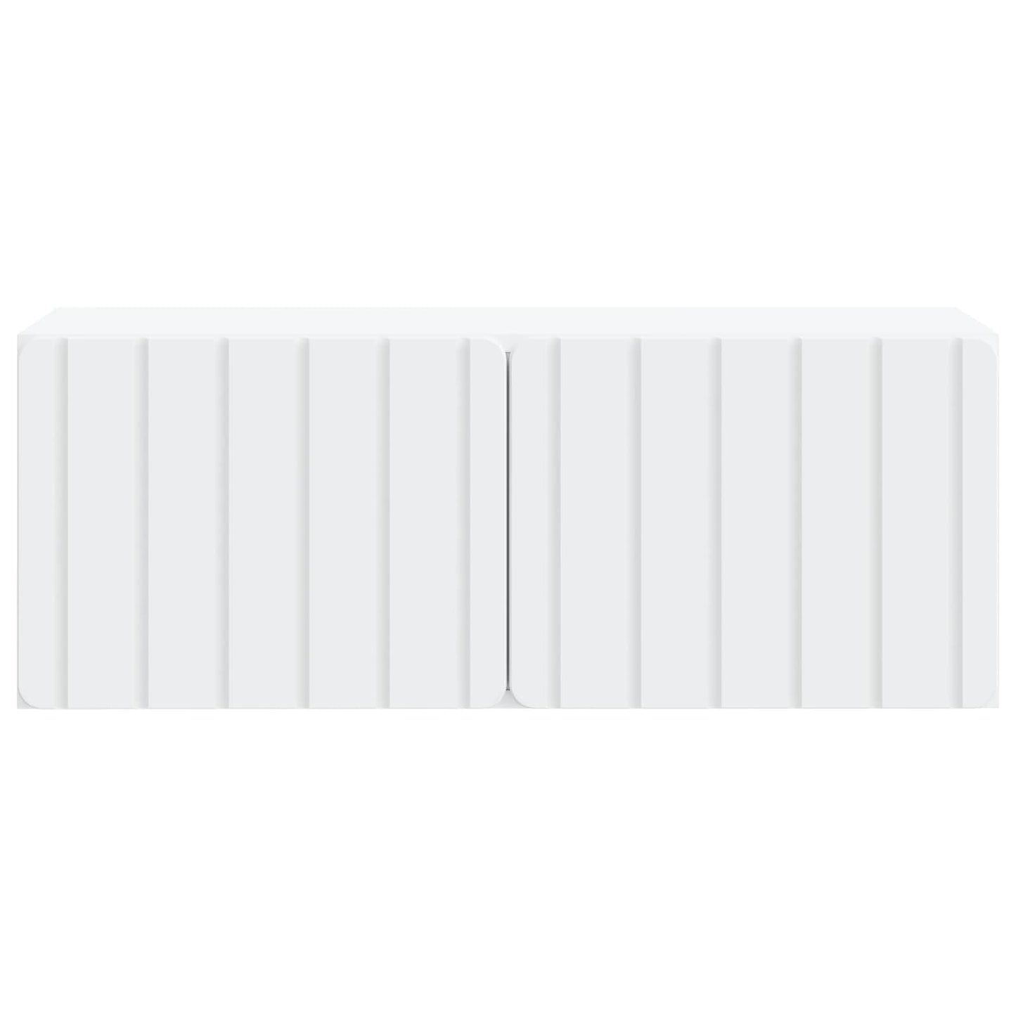 Wandbeugel TV-kast Wit 78,5 x 31 x 30 cm Bewerkt hout