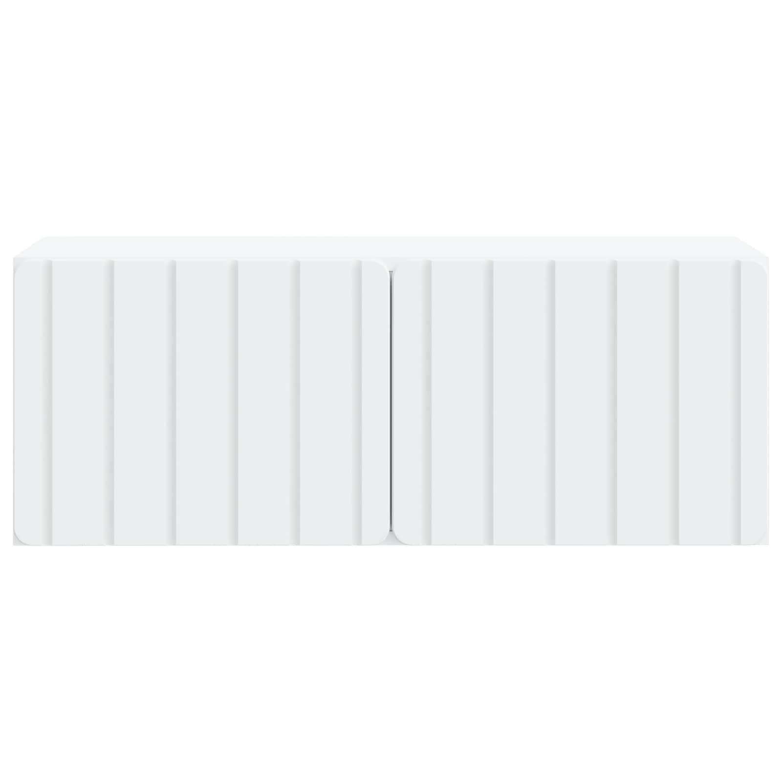 Wandbeugel TV-kast Wit 78,5 x 31 x 30 cm Bewerkt hout