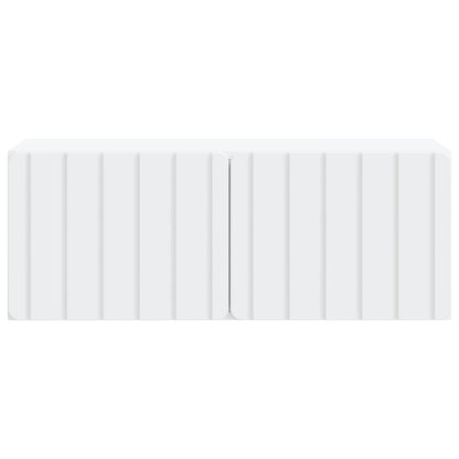 Wandbeugel TV-kast Wit 78,5 x 31 x 30 cm Bewerkt hout