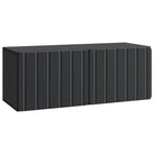 Wandkast TV 78,5x31x30 cm bewerkt hout zwart
