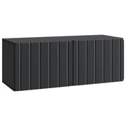 Wandkast TV 78,5x31x30 cm bewerkt hout zwart