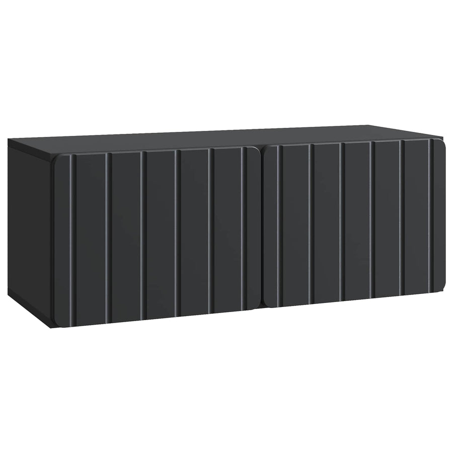 Wandbeugel TV-kast Zwart 78,5 x 31 x 30 cm Bewerkt hout