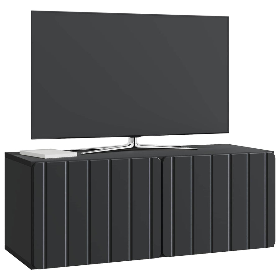 Wandbeugel TV-kast Zwart 78,5 x 31 x 30 cm Bewerkt hout