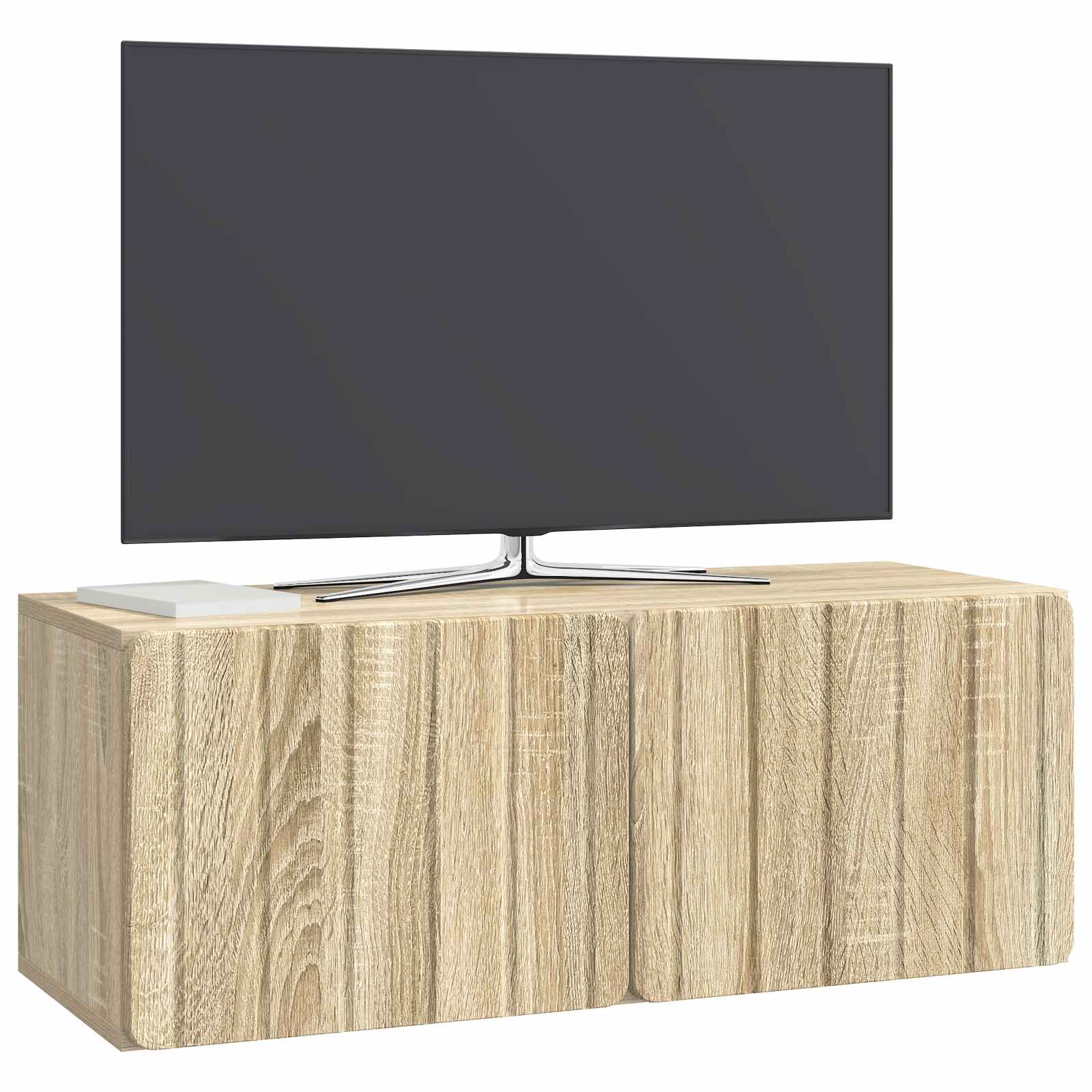 Wandbeugel TV-kast Sonoma Eiken 78,5 x 31 x 30 cm Bewerkt hout