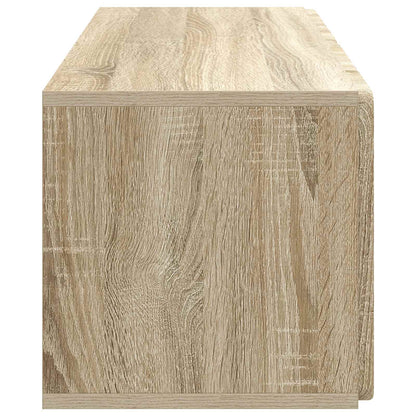 Wandbeugel TV-kast Sonoma Eiken 78,5 x 31 x 30 cm Bewerkt hout