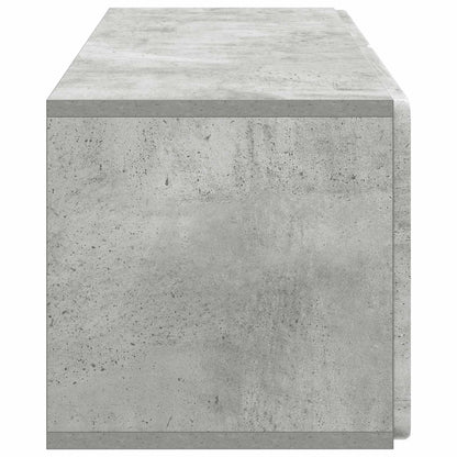 Wandbeugel TV-kast Betongrijs 78,5 x 31 x 30 cm Bewerkt hout