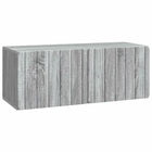 TV-kast 78,5x31x30 cm bewerkt hout grijs sonoma