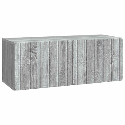 Wandbeugel TV-kast Grijs sonoma 78,5 x 31 x 30 cm Bewerkt hout
