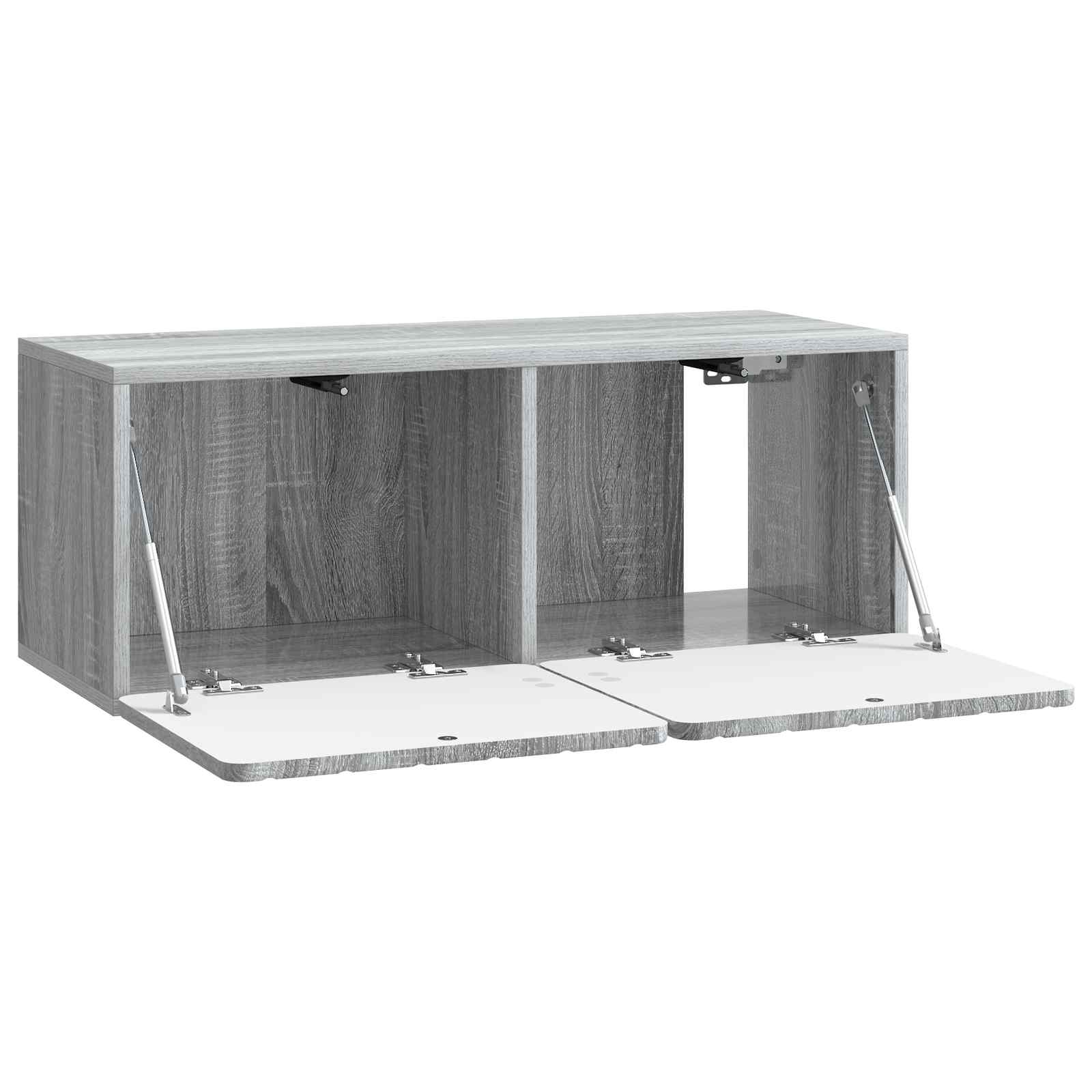 Wandbeugel TV-kast Grijs sonoma 78,5 x 31 x 30 cm Bewerkt hout