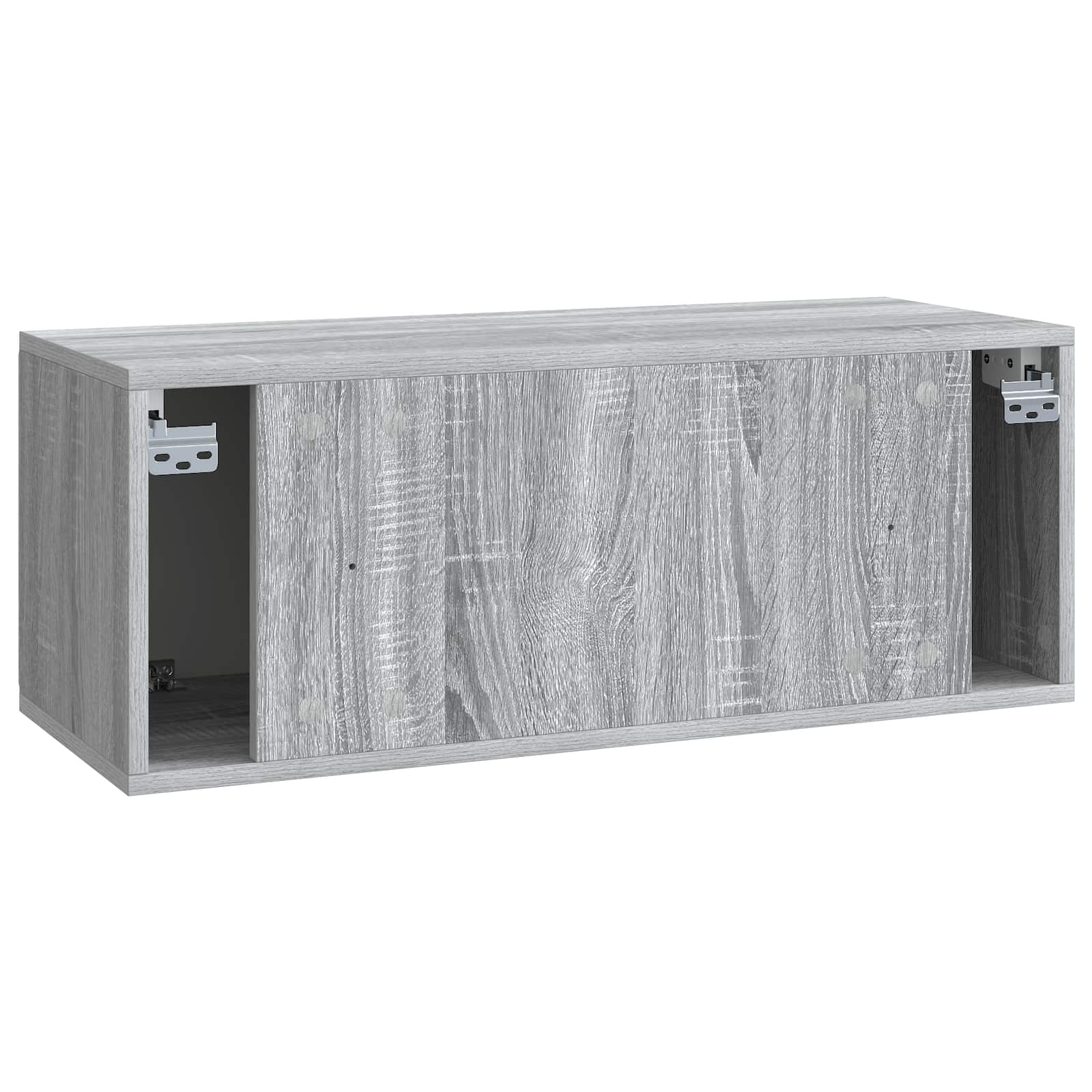 Wandbeugel TV-kast Grijs sonoma 78,5 x 31 x 30 cm Bewerkt hout