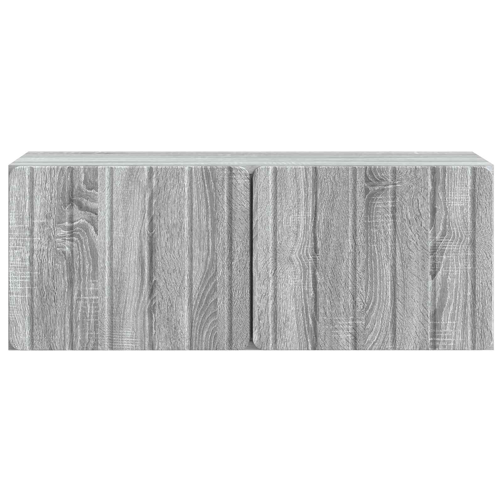 Wandbeugel TV-kast Grijs sonoma 78,5 x 31 x 30 cm Bewerkt hout
