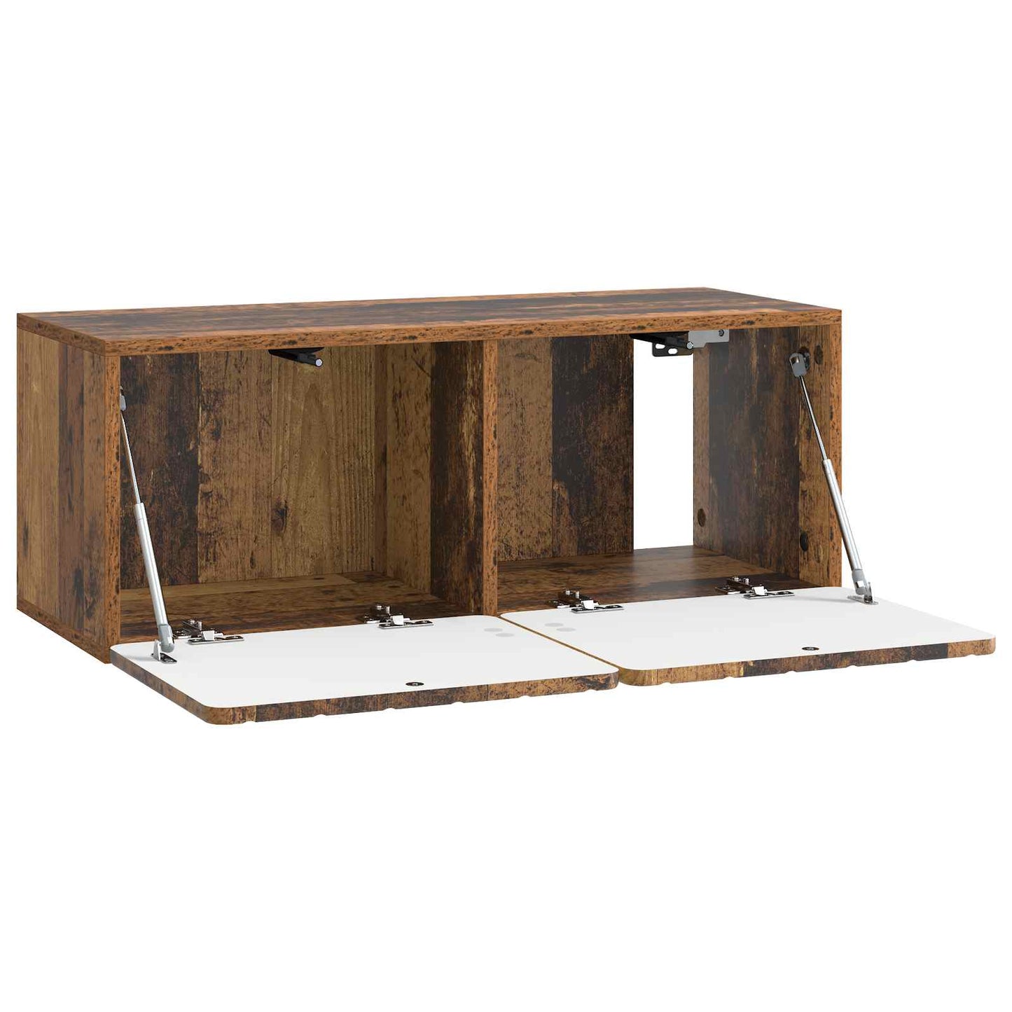 Wandbeugel TV-kast Oud hout 78,5 x 31 x 30 cm Bewerkt hout
