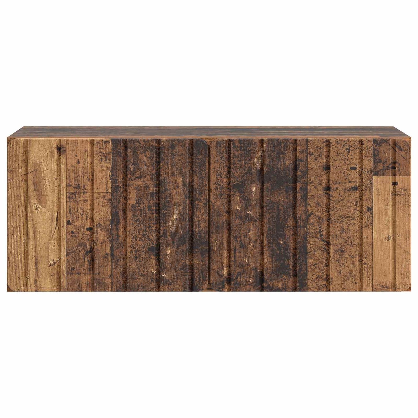 Wandbeugel TV-kast Oud hout 78,5 x 31 x 30 cm Bewerkt hout