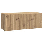 Wall bracket TV cabinet Artisanal oak 78.5 x 31 x 30 cm