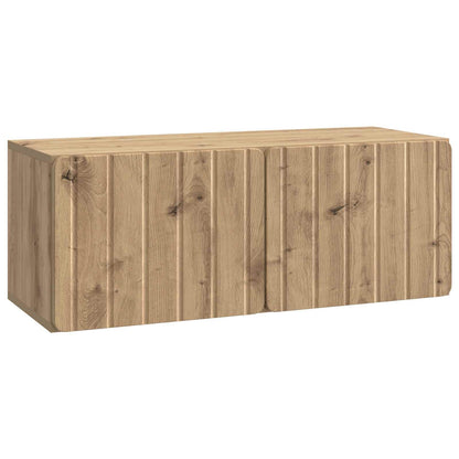 Wandbeugel TV-kast Artisanaal eiken 78,5 x 31 x 30 cm