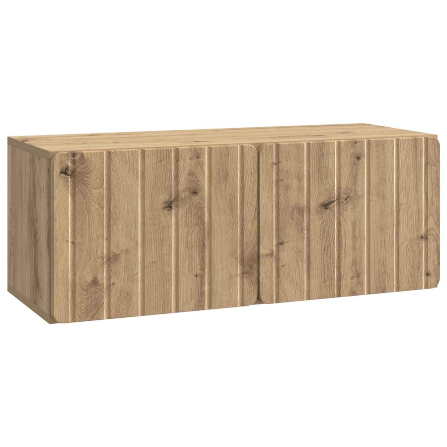 Wandbeugel TV-kast Artisanaal eiken 78,5 x 31 x 30 cm
