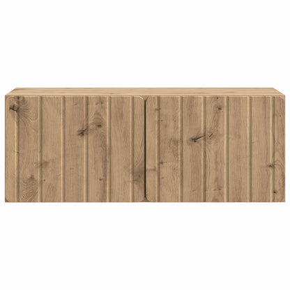 Wandbeugel TV-kast Artisanaal eiken 78,5 x 31 x 30 cm