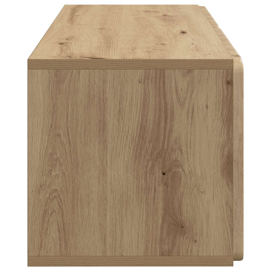 Wandbeugel TV-kast Artisanaal eiken 78,5 x 31 x 30 cm