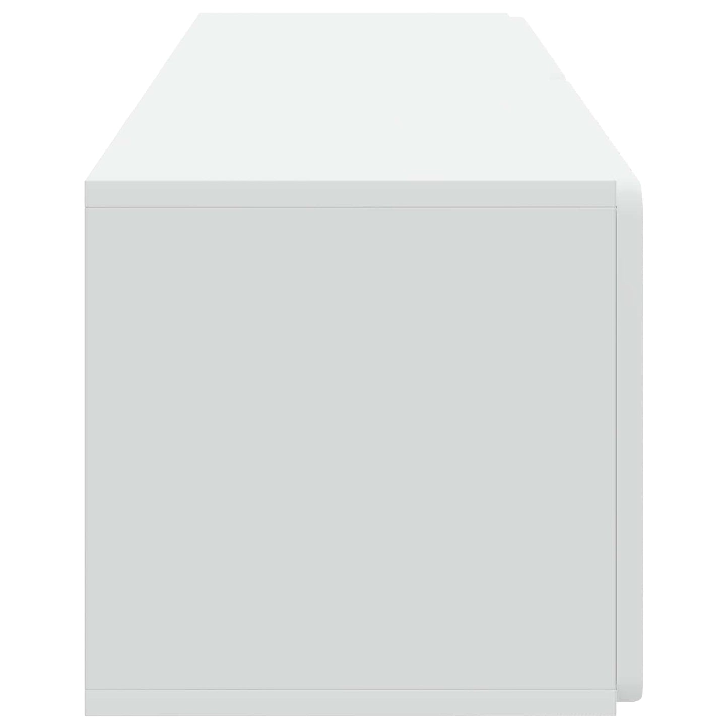 Wandbeugel TV-kast Wit 98 x 31 x 30 cm Bewerkt hout
