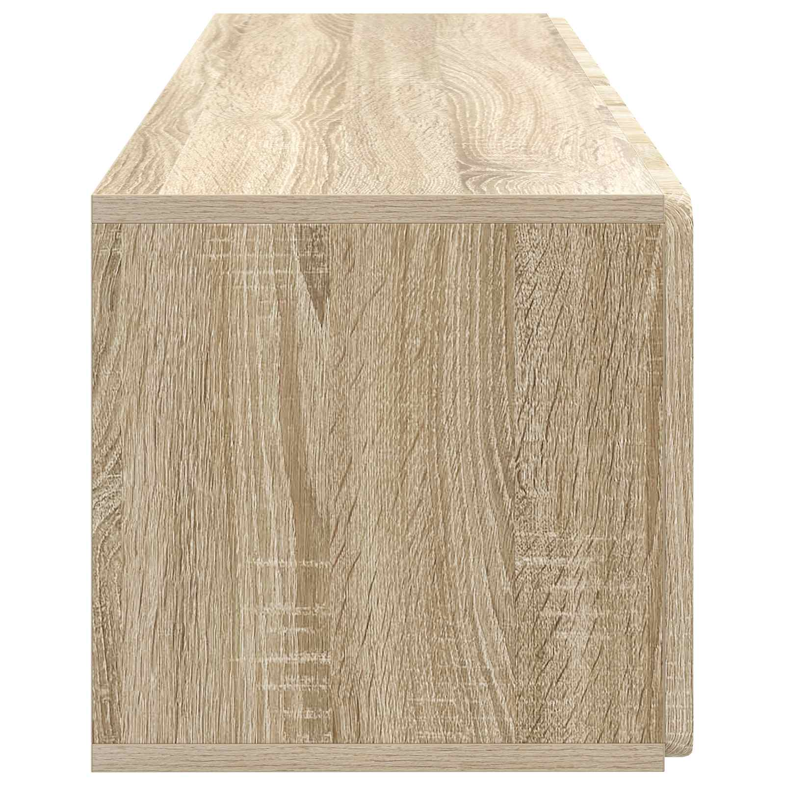 Wandbeugel TV-kast Sonoma Eiken 98 x 31 x 30 cm Bewerkt hout