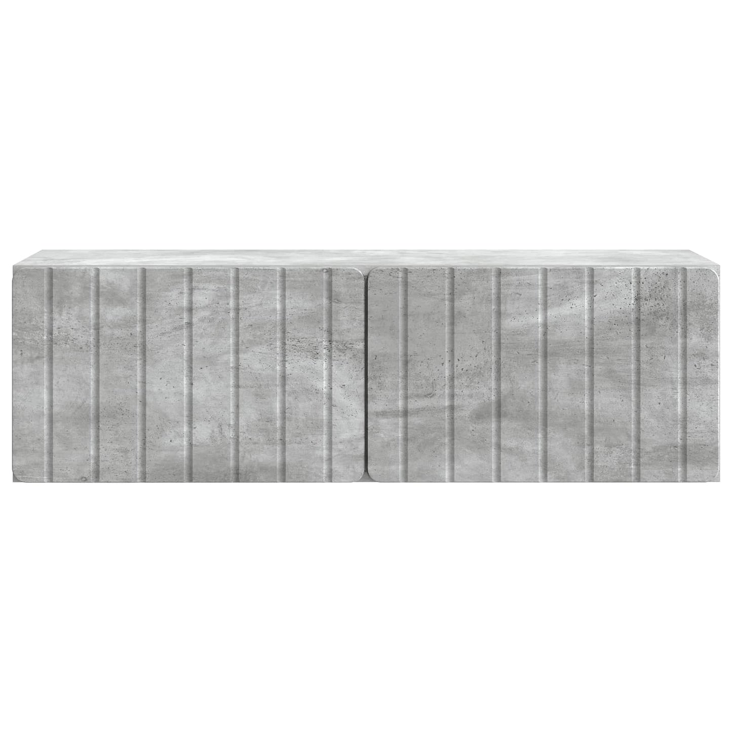 Wandbeugel TV-kast Betongrijs 98 x 31 x 30 cm Bewerkt hout