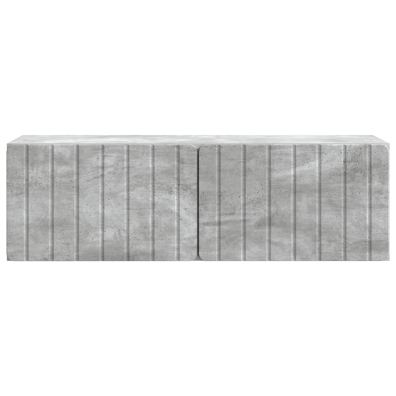 Wandbeugel TV-kast Betongrijs 98 x 31 x 30 cm Bewerkt hout