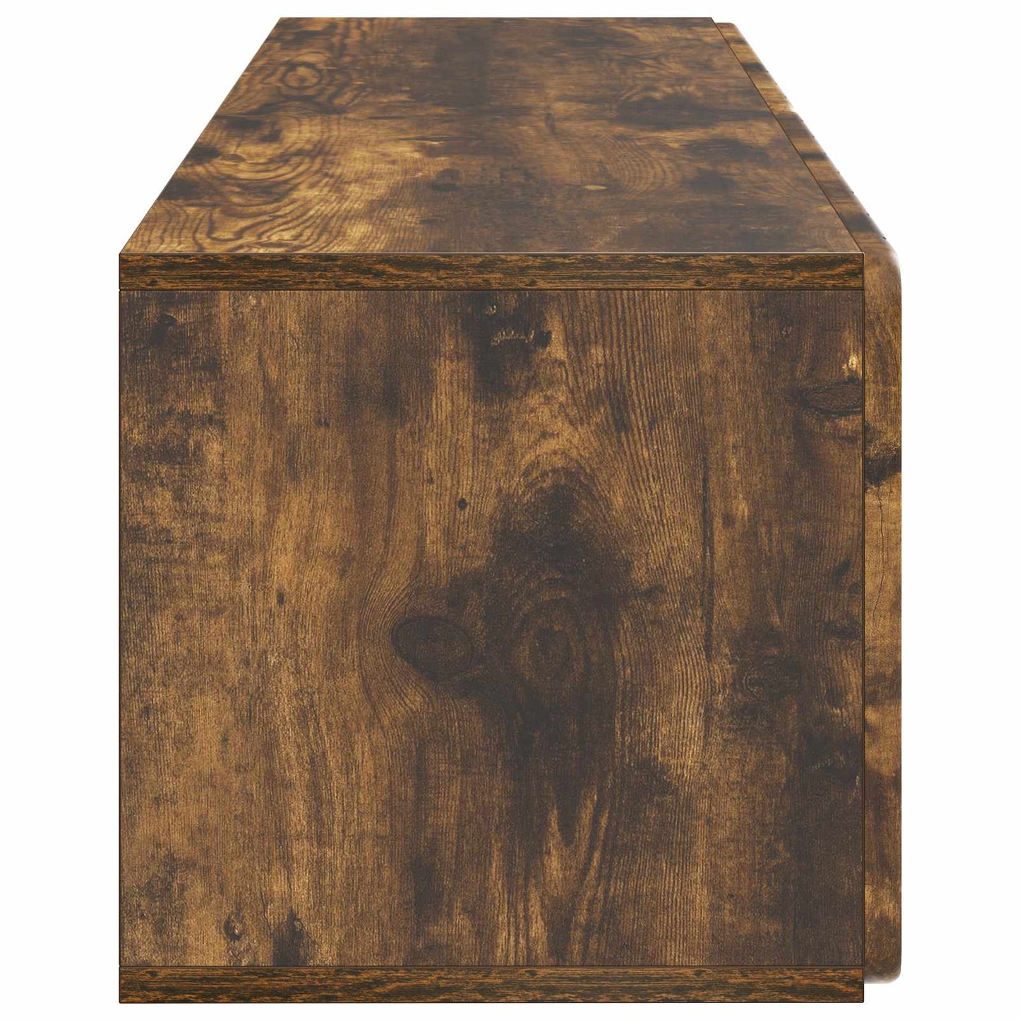 Wandbeugel TV-kast Gerookt eiken 98 x 31 x 30 cm Bewerkt hout