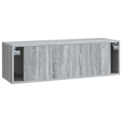 Wandbeugel TV-kast Grijs sonoma 98 x 31 x 30 cm Bewerkt hout