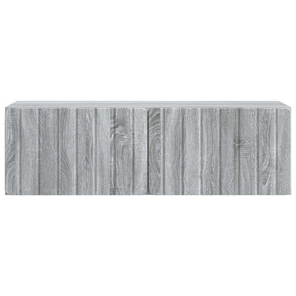Wandbeugel TV-kast Grijs sonoma 98 x 31 x 30 cm Bewerkt hout