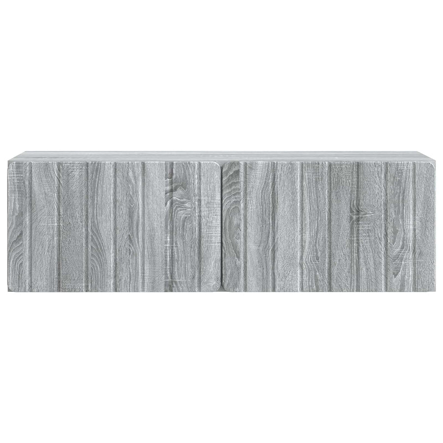 Wandbeugel TV-kast Grijs sonoma 98 x 31 x 30 cm Bewerkt hout