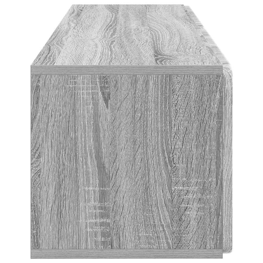 Wandbeugel TV-kast Grijs sonoma 98 x 31 x 30 cm Bewerkt hout