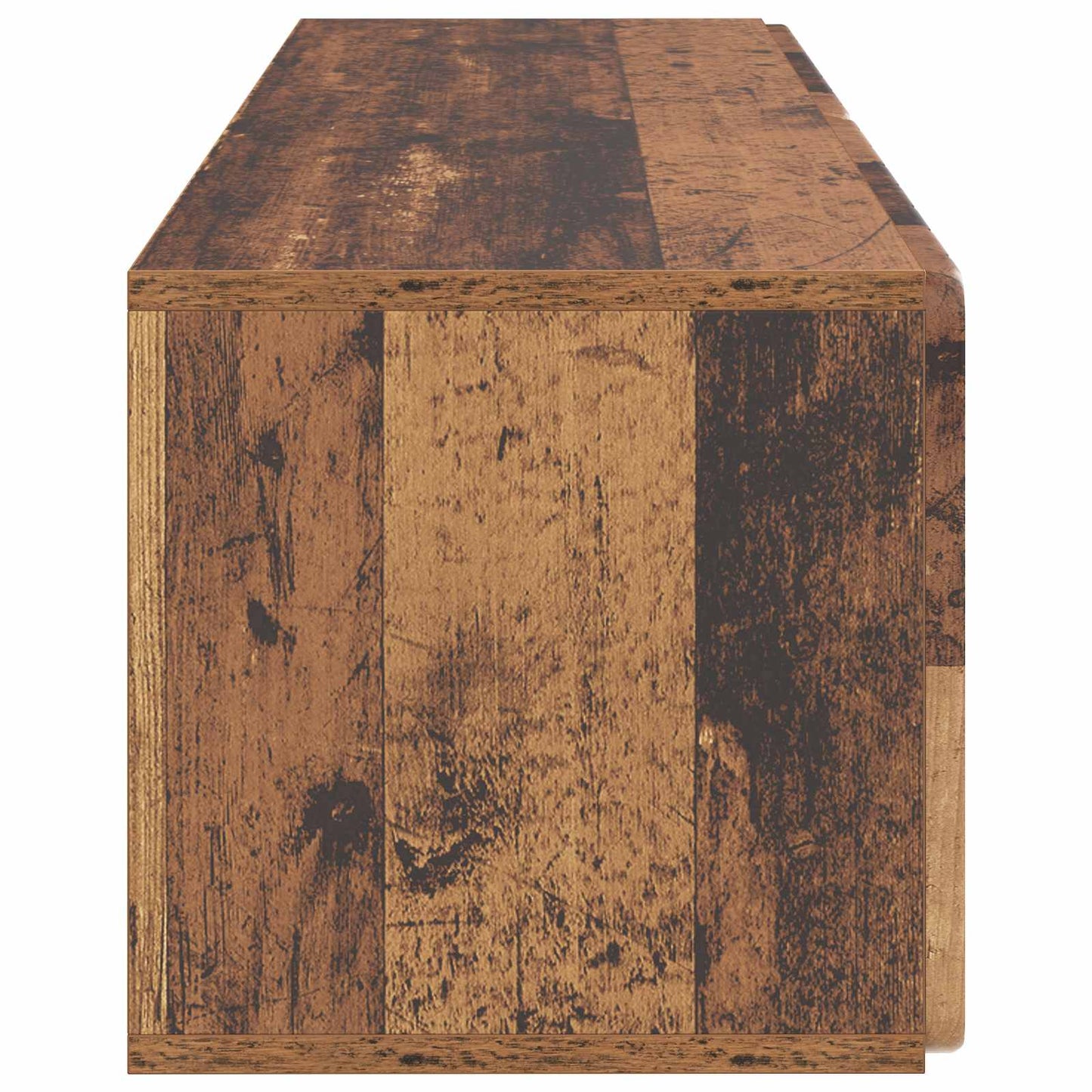 Wandbeugel TV-kast Oud hout 98 x 31 x 30 cm Bewerkt hout