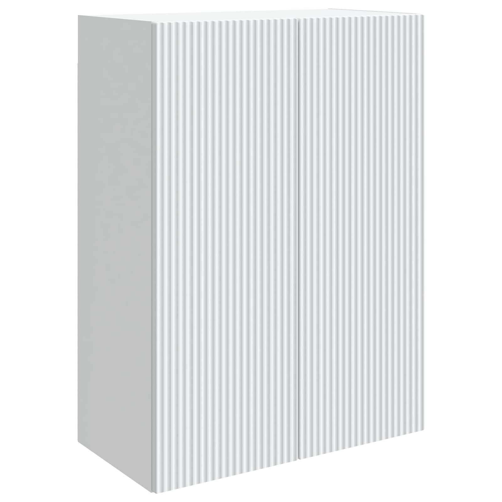 Wandkast Wit 66 x 34,5 x 90 cm Bewerkt hout
