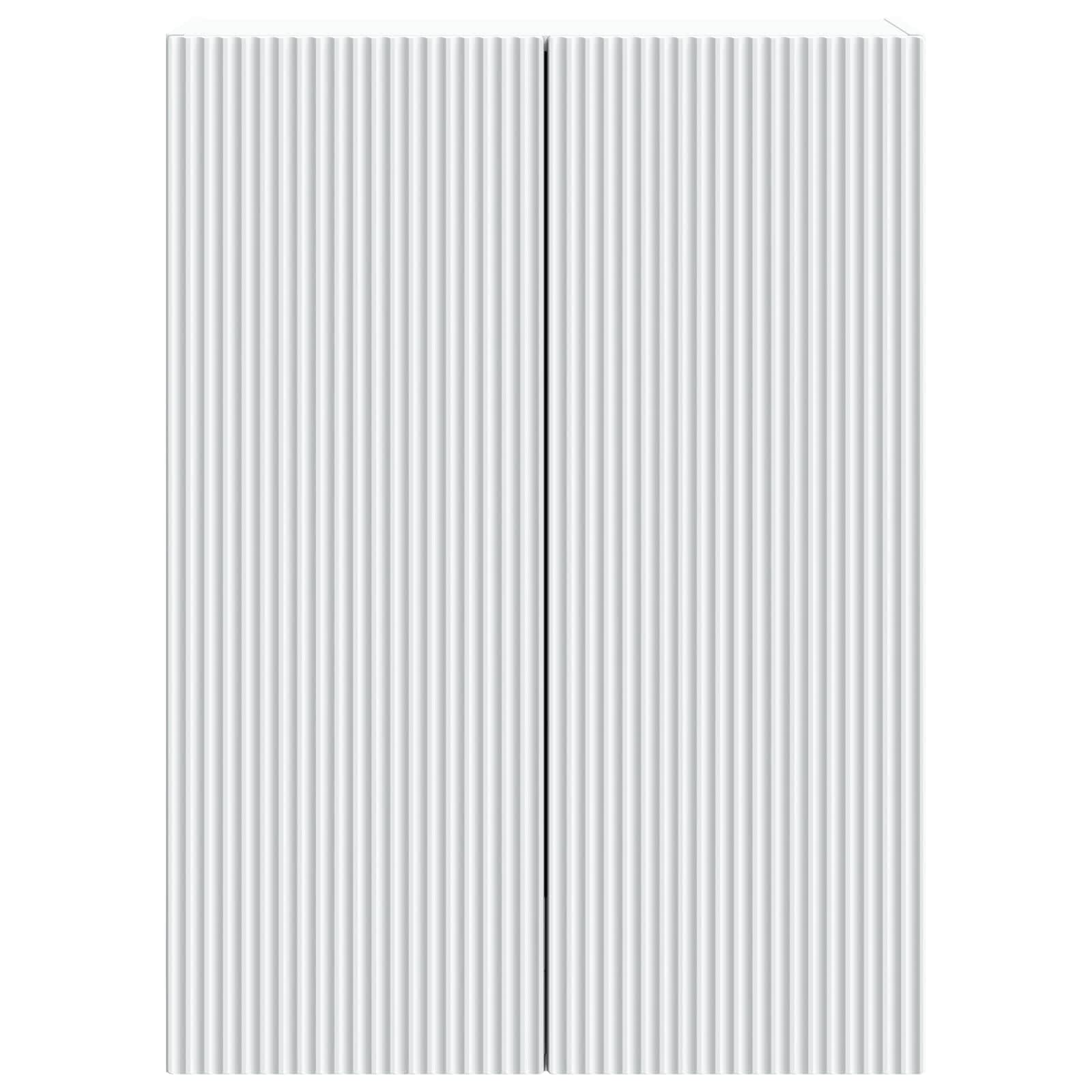 Wandkast Wit 66 x 34,5 x 90 cm Bewerkt hout