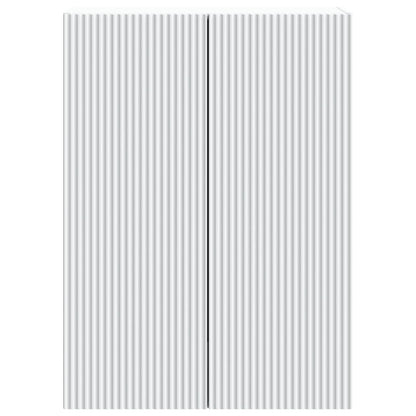 Wandkast Wit 66 x 34,5 x 90 cm Bewerkt hout