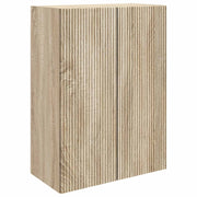 Wandkast 66x34,5x90 cm bewerkt hout