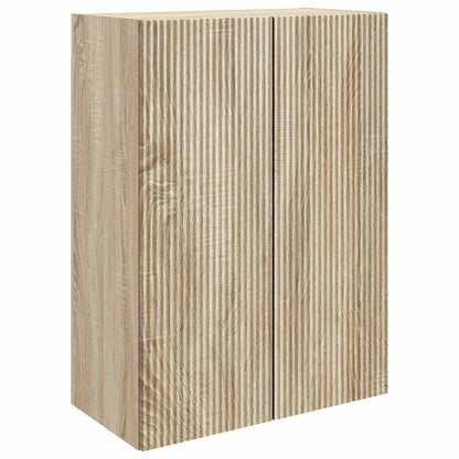 Wandkast Sonoma Eiken 66 x 34,5 x 90 cm Bewerkt hout